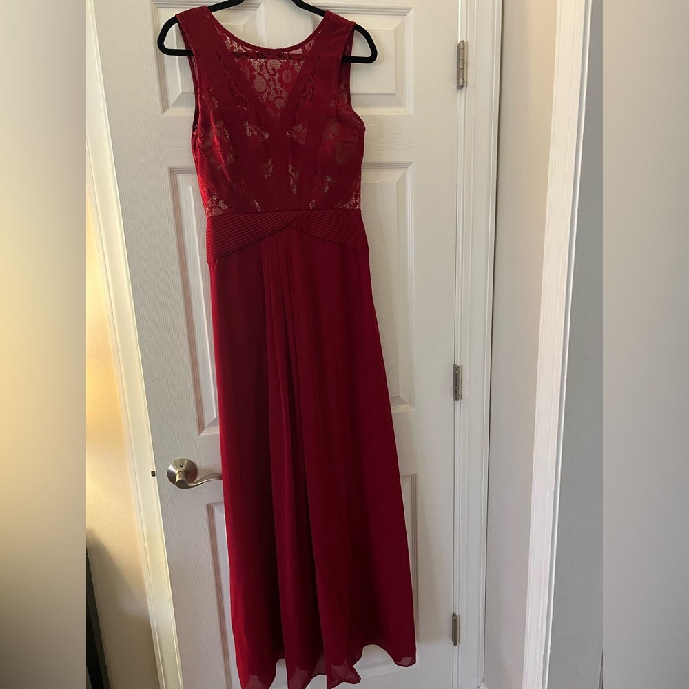 Red Lace Gown